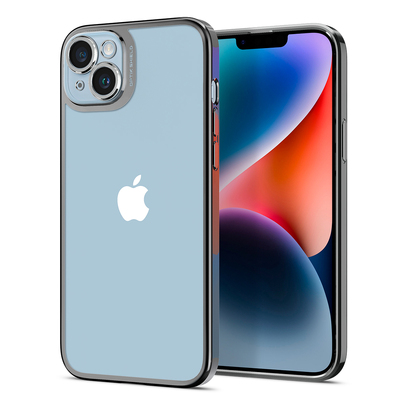 SPIGEN Optik Crystal Case for iPhone 14 Plus [Colour:Chrome Grey]