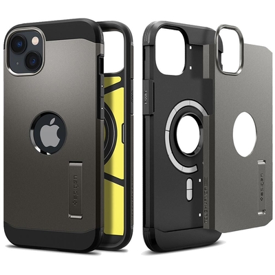 SPIGEN Tough Armor Mag (MagFit) MagSafe Compatible Case for iPhone 14 Plus [Colour:Gunmetal]