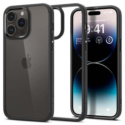 SPIGEN Crystal Ultra Hybrid Case for iPhone 14 Pro [Colour:Black]