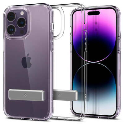 SPIGEN Ultra Hybrid S Case for iPhone 14 Pro [Colour:Clear]