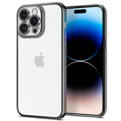 SPIGEN Optik Crystal Case for iPhone 14 Pro [Colour:Chrome Grey]