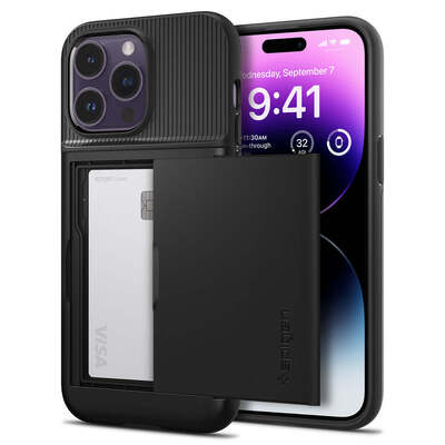 SPIGEN Slim Armor CS Case for iPhone 14 Pro [Colour:Black]
