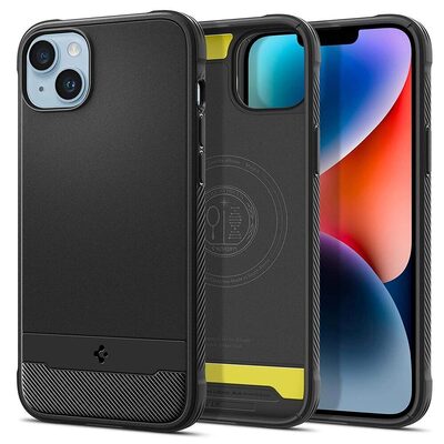 SPIGEN Rugged Armor Mag (MagFit) MagSafe Compatible Case for iPhone 14 / 13 [Colour:Black]