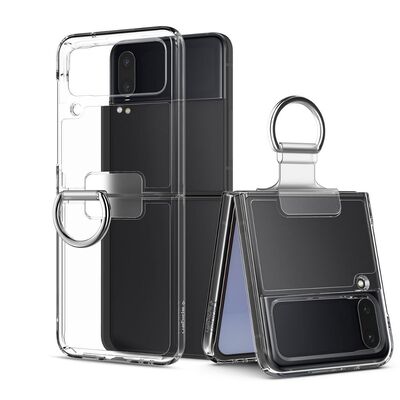 SPIGEN Thin Fit Ring My Sketch Case for Galaxy Z Flip 4 [Colour:Clear]