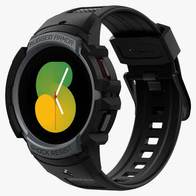 SPIGEN Rugged Armor Pro Case for Galaxy Watch 5 / 4 (44mm) [Colour:Charcoal Grey]