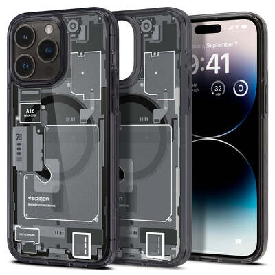 SPIGEN Ultra Hybrid Zero One (MagFit) MagSafe Compatible Case for iPhone 14 Pro Max [Colour:Zero One]