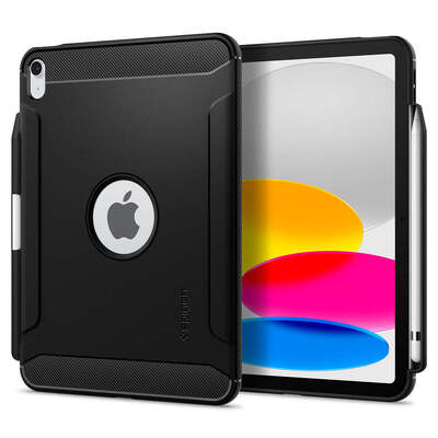 SPIGEN Rugged Armor for iPad 11-inch A16 (2025) / 10.9-inch 10th Gen (2022) Case [Colour:Black]