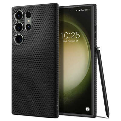 SPIGEN Liquid Air Case for Galaxy S23 Ultra [Colour:Black]