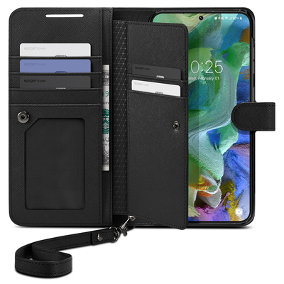 SPIGEN Wallet S Plus Case for Galaxy S23 Plus [Colour:Black]