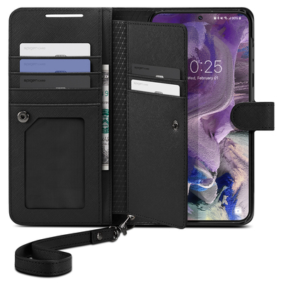 SPIGEN Wallet S Plus Case for Galaxy S23 [Colour:Black]