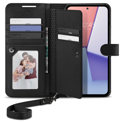 SPIGEN Wallet S Plus Case for Galaxy A54 5G [Colour:Black]