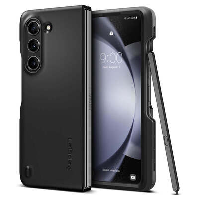 SPIGEN Thin Fit S Pen Holder Case for Samsung Galaxy Z Fold 5 [Colour:Black]