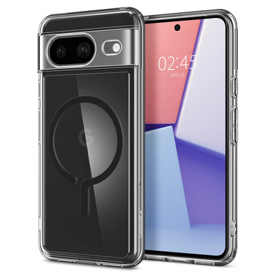 SPIGEN Ultra Hybrid OneTap Ring Magsafe Compatible Case for Google Pixel 8 [Colour:Black]