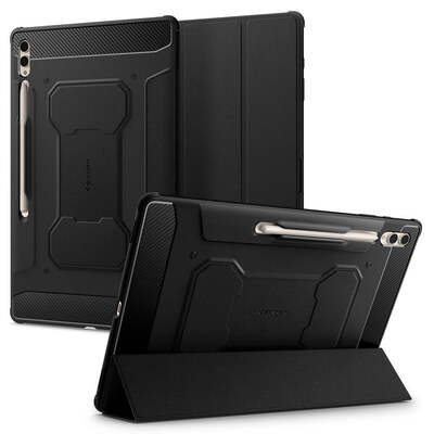 SPIGEN Rugged Armor Pro Case for Galaxy Tab S9 Ultra/ S8 Ultra 14.6 [Colour:Black]