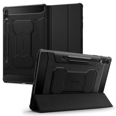 SPIGEN Rugged Armor Pro Case for Galaxy Tab S9 Plus 12.4 [Colour:Black]