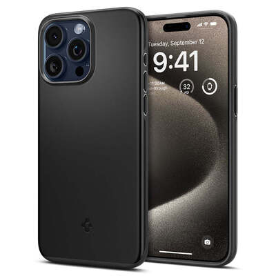 SPIGEN Thin Fit Case for iPhone 15 Pro Max [Colour:Black]
