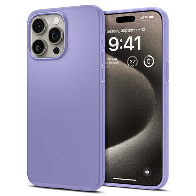 SPIGEN Thin Fit Case for iPhone 15 Pro Max [Colour:Iris Purple]