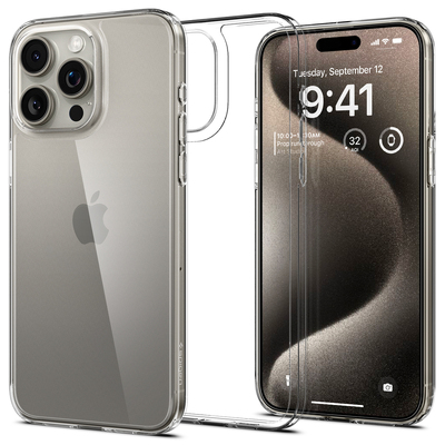 SPIGEN Air Skin Hybrid Case for iPhone 15 Pro Max [Colour:Clear]