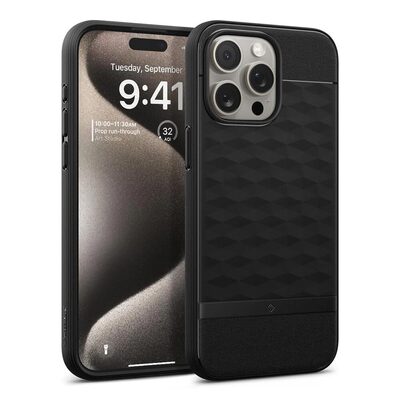 Caseology by SPIGEN Parallax Mag MagSafe Compatible Case for iPhone 15 Pro Max [Colour:Black]