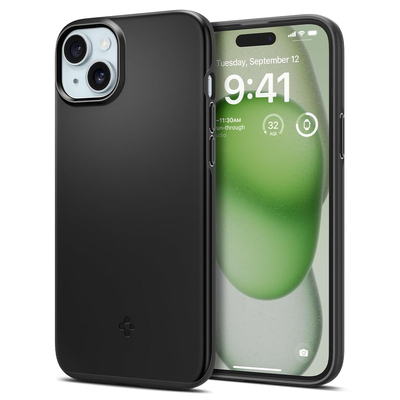SPIGEN Thin Fit Case for iPhone 15 Plus [Colour:Black]