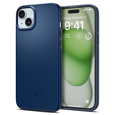 SPIGEN Thin Fit Case for iPhone 15 Plus [Colour:Navy Blue]