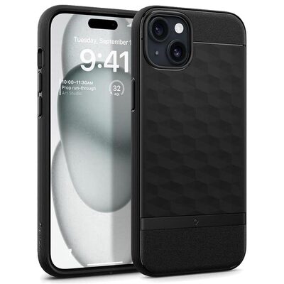 Caseology by SPIGEN Parallax Mag MagSafe Compatible Case for iPhone 15 Plus [Colour:Black]