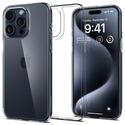 SPIGEN Air Skin Hybrid Case for iPhone 15 Pro [Colour:Clear]