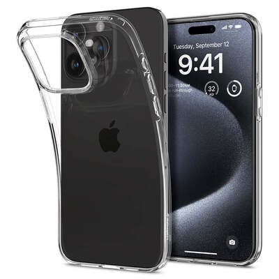 SPIGEN Liquid Crystal Flex Case for iPhone 15 Pro [Colour:Clear]