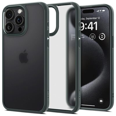 SPIGEN Ultra Hybrid Crystal Case for iPhone 15 Pro [Colour:Frost Green]