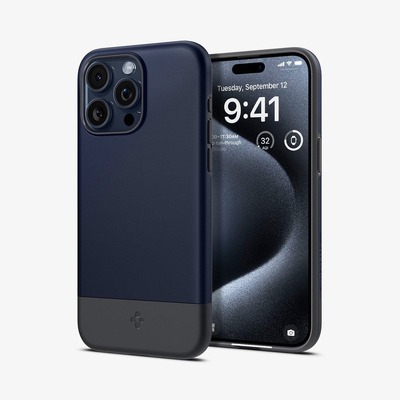 SPIGEN Style Armor (MagFit) MagSafe Compatible Case for iPhone 15 Pro [Colour:Midnight Indigo]