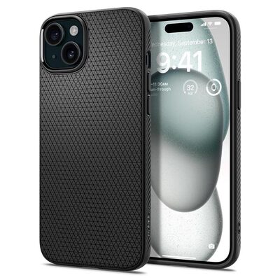 SPIGEN Liquid Air Case for iPhone 15 [Colour:Black]