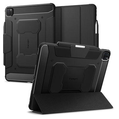 SPIGEN Rugged Armor Pro Case for iPad Pro 13-inch M4 (2024) [Colour:Black]