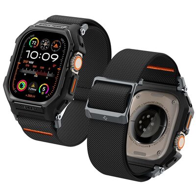 SPIGEN Lite Fit Pro + Strap Band Case for Apple Watch 2 / 1 49mm [Colour:Black]