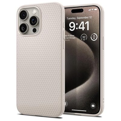 SPIGEN Liquid Air Case for iPhone 15 Pro [Colour:Natural Titanium]