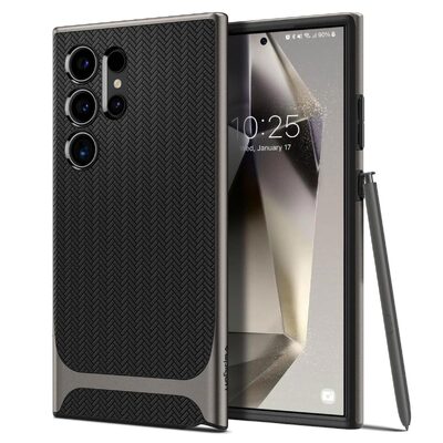 SPIGEN Neo Hybrid Case for Galaxy S24 Ultra [Colour:Gunmetal]