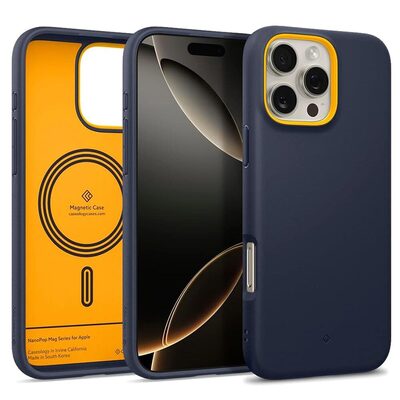 Caseology by SPIGEN Nano Pop Mag MagSafe Compatible for iPhone 16 Pro Max Case [Colour:Blueberry Navy]