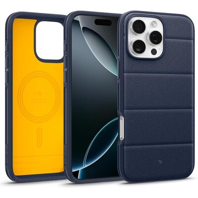 Caseology by SPIGEN Athlex Mag MagSafe Compatible for iPhone 16 Pro Max Case [Colour:Active Navy]