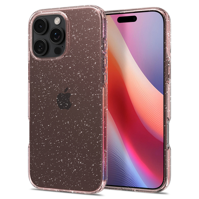 SPIGEN Liquid Crystal Glitter for iPhone 16 Pro Case [Colour:Rose Quartz]