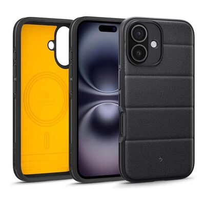 Caseology by SPIGEN Athlex Mag MagSafe Compatible for iPhone 16 Case [Colour:Active Black]