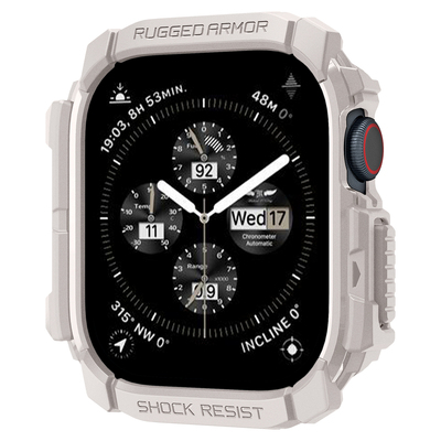 SPIGEN Rugged Armor for Apple Watch Series 11 / 10 42mm Case [Colour:Dune Beige]