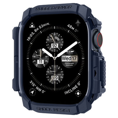 SPIGEN Rugged Armor for Apple Watch Series 11 / 10 46mm Case [Colour:Navy Blue]