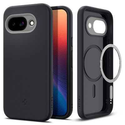 SPIGEN Nano Pop (MagFit) MagSafe Compatible for Google Pixel 9a Case [Colour:Black Sesame]