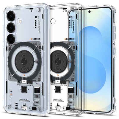 SPIGEN Ultra Hybrid (MagFit) Neo One Qi2 Ready MagSafe Compatible for Galaxy S25 Case [Colour:Neo One]