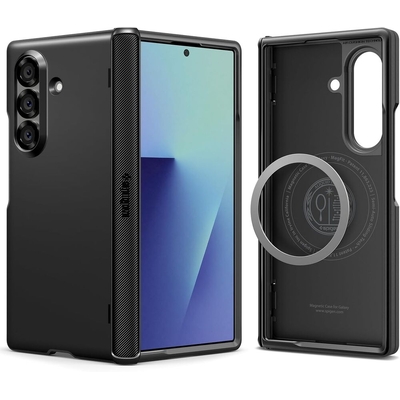SPIGEN Slim Armor Pro (MagFit) MagSafe Compatible for Galaxy Z Fold 7 Case [Colour:Black]