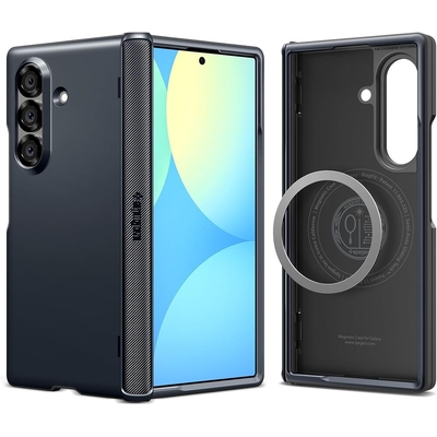 SPIGEN Slim Armor Pro (MagFit) MagSafe Compatible for Galaxy Z Fold 7 Case [Colour:Metal Slate]