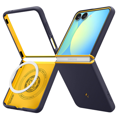 SPIGEN Nano Pop (MagFit) MagSafe Compatible for Galaxy Z Flip 7 Case [Colour:Blueberry Navy]