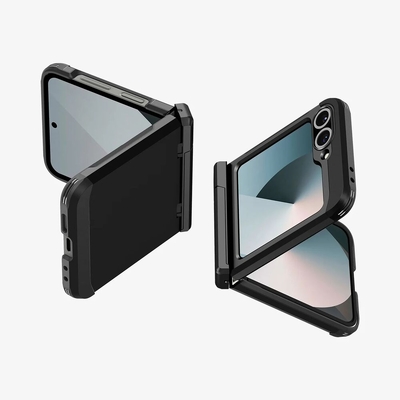 SPIGEN Tough Armor Pro (MagFit) MagSafe Compatible for Galaxy Z Flip 7 FE / 6 Case [Colour:Black]