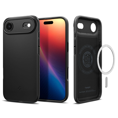 SPIGEN Thin Fit (MagFit) MagSafe Compatible for iPhone 17 Air Case [Colour:Black]