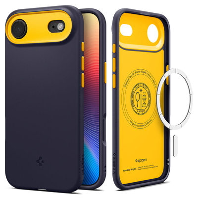 SPIGEN Nano Pop (MagFit) MagSafe Compatible for iPhone 17 Air Case [Colour:Blueberry Navy]
