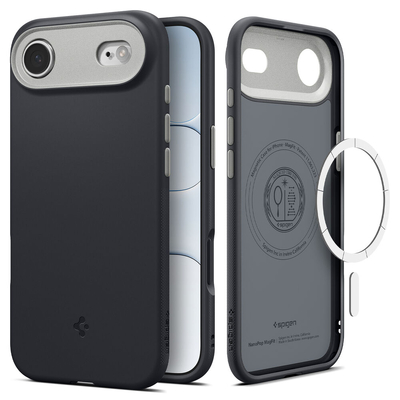SPIGEN Nano Pop (MagFit) MagSafe Compatible for iPhone Air Case [Colour:Black Sesame]